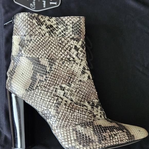 Cartel Snake Print Booties - Picture 3 of 4
